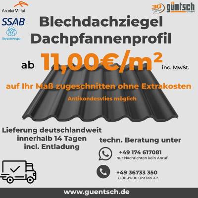 Dachpfannenbleche